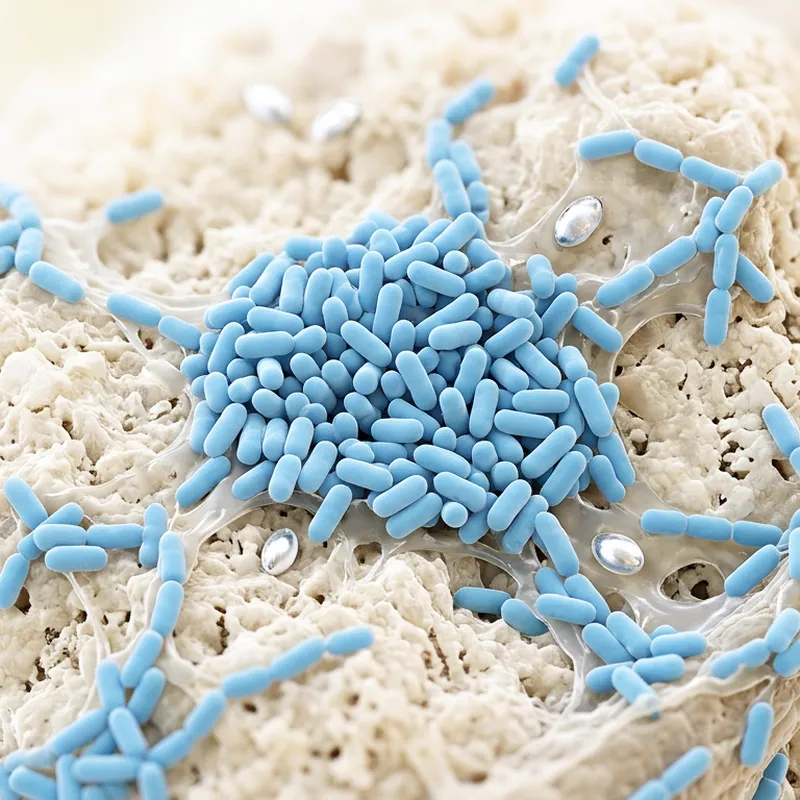 Kök tüyüne tutunan Bacillus bakterileri