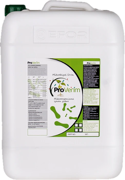 Proverim mikroorganizmalı gübre 5 litre bidon